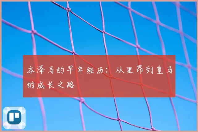 本泽马的早年经历:从里昂到皇马的成长之路